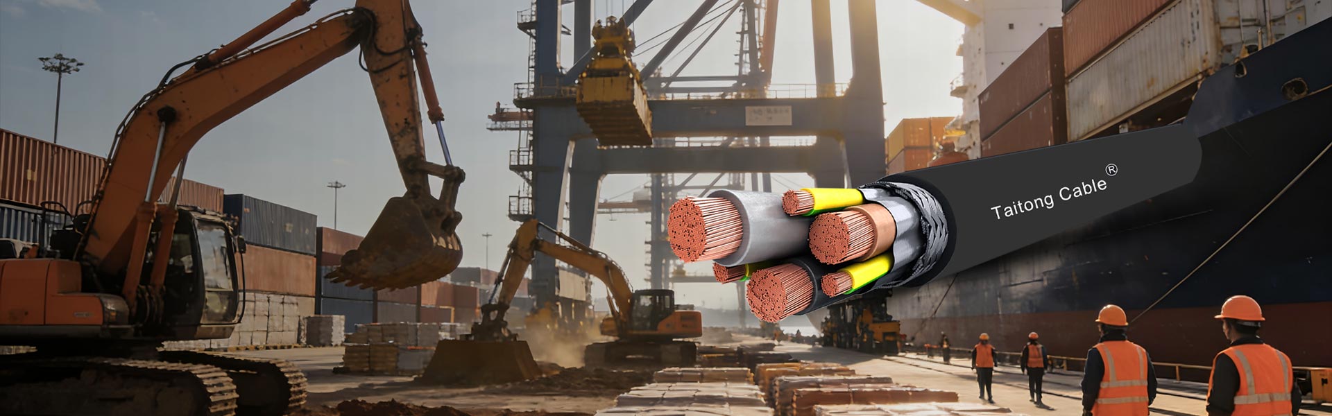 Genel kauçuk kılıflı esnek kablolar